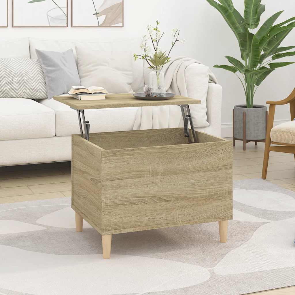 Coffee Table Sonoma Oak 60 x 44.5 x 45 cm Particleboard