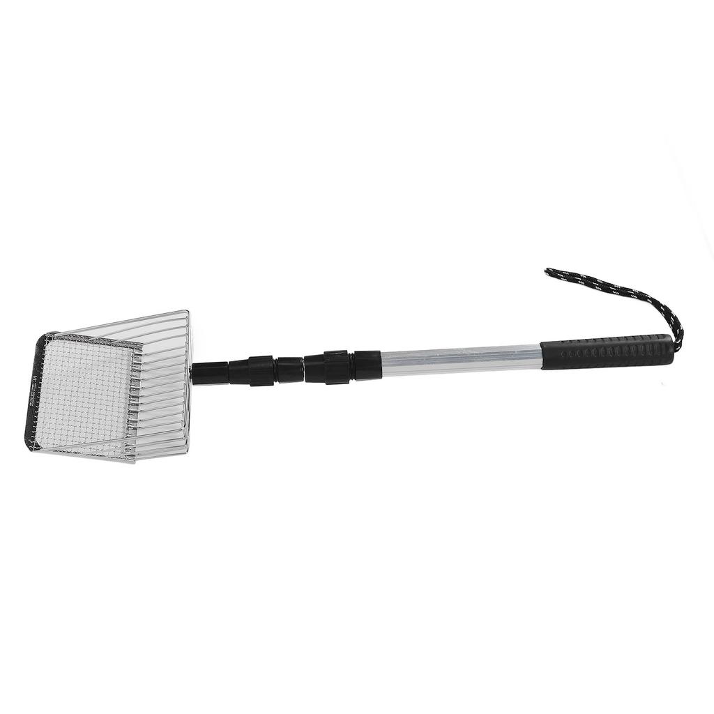 Chicken Poop Scooper Anti Stick Stainless Steel Stretchable Long Handle Sifting Shovel Chicken Coop