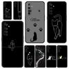 Чехол для телефона Cat Line Black Cats для Realme 12 11 10 9 8 5G 7 6 GT5 GT3 GT2 Pro Plus C21 C11 C25 C35 Для GT Neo 2 3 3T 5