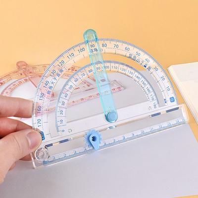 Инструмент для рисования кругов. Учебные пособия по математике. Многофункциональный транспортир. Линейка. Циркуль. Канцелярские принадлежности.