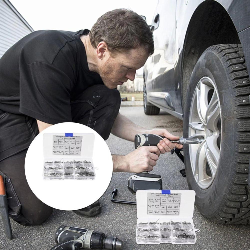 Набор из 210 шт. шипов с антикоррозионной защитой, R-образные волнистые заколки для волос, разъемные застежки для газонокосилки