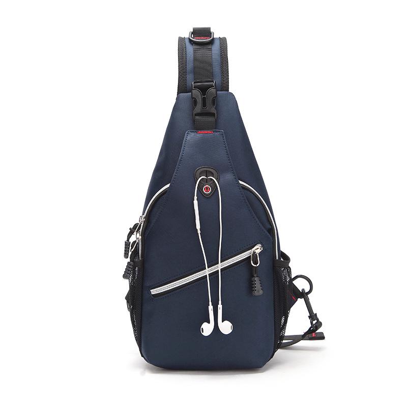 Unisex Chest Bag Simple Storage Bag Lightweight Travel Small Backpack Crossbody Bag Fashion Casual Single Should Bags