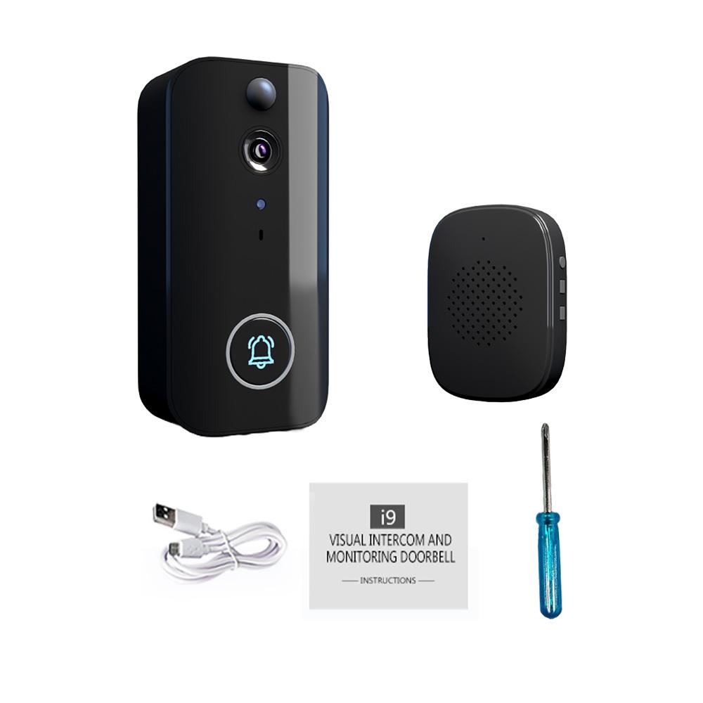 Smart Doorbell Ring Door Camera with Motion Detection WiFi Wireless Video Bell Camera Rechargeable