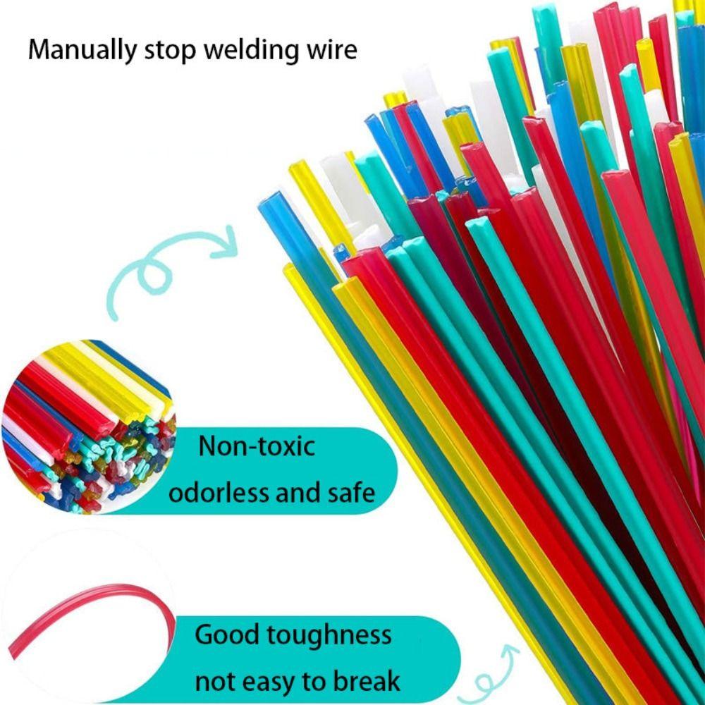 Anti-corrosion Colourful Plastic Welding Rods Firmness Repair Welding Supplies PP Welding Sticks