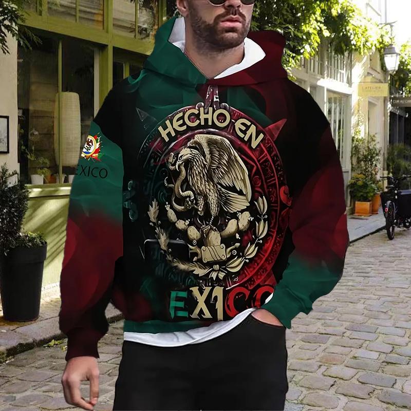 Осенняя новинка 3D Mysterious Chief Printed мужская тонкая толстовка с капюшоном Повседневная, удобная 3D цифровая печать толстовка мужская