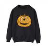 Женская/дамская толстовка с тыквой на Хэллоуин