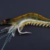 Portable Biomimetic Soft Hook Worm Silicone Sea Fishing Prawn Lure Shrimp Fake Bait