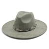 Suede Cowboy Hat Tibetan Accessories Men'S Jazz Top Hat Felt Hat