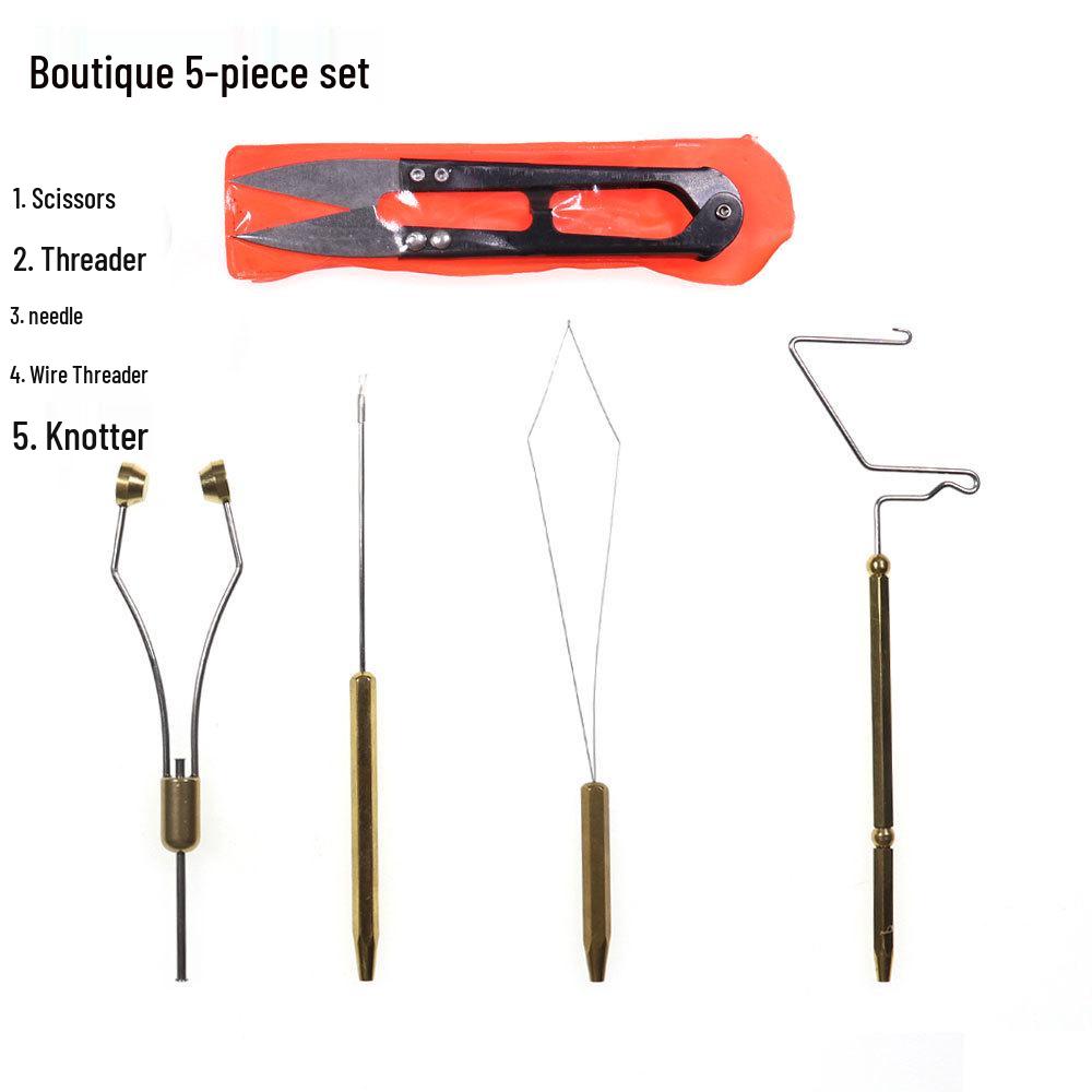 Тисочки-плоскогубцы для вязания мушек и вращающийся набор инструментов для приманок