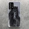 Черный Конь Животное Чехол для Телефона для Samsung Galaxy A16 A15 A14 A13 A56 A55 A54 A53 A36 A35 A34 A33 A26 A25 A24 A23 A05S A14 A54 A1