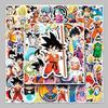 50 Водонепроницаемых Наклеек Dragon Ball Goku Аниме для Чемодана, Ноутбука, Скейтборда