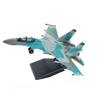 Модели самолета Су-35с 1/100 Набор моделей из АБС-пластика Многоцелевой истребитель Игрушка Строительный блок Военная модель Игрушка для подарков Обучающая игрушка