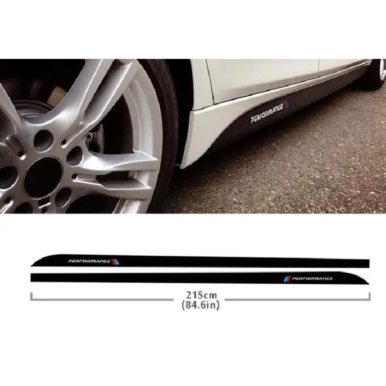 Наклейка на боковую юбку двери M Performance для BMW F20 F40 F22 F30 E90 F32 F10 F06 F07 F46 M3 M4 M5 E60 Z4 G20 F15 F16 G30 X1