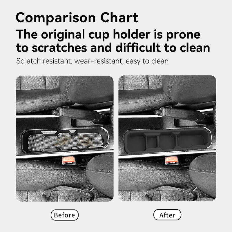 Central Control Cup Holder Limiter For Proton Persona Iriz 2022-2025 Shock-Absorbing Beverage Storage Holder Car Accessories
