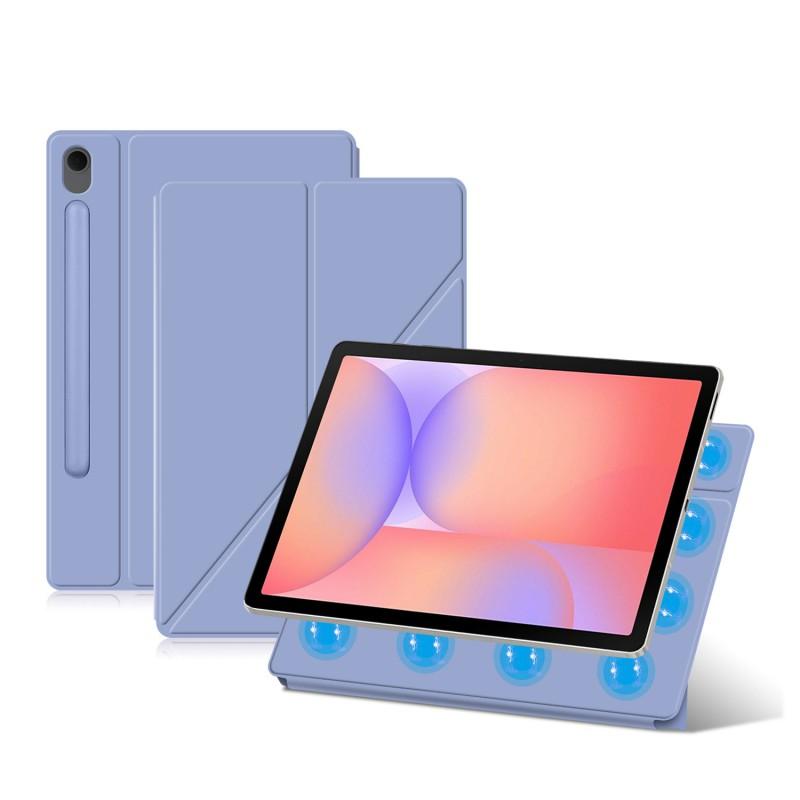 Magnetic Folio Case With Auto Sleep/Wake Stand Galaxy Tab S10 Lite S7 S8 S9 FE 10.9-11 Inch Tablets