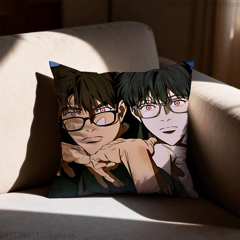 Popular Korean Comics Mignon Pillow Case Pillow Case Living Room Sofa Cushion Cover Suitable For Home Bedroom Room Decoration