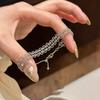 Exquisite Metal Lace Bracelet Light Luxury Metal Jewelry Geometry Bracelet Fashion Bracelet  Gifts