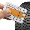 1pc Durable Tire Pattern Depth Gauge/Portable, Compact, Suitable for Cars, Motorcycles, Trucks, Trailers/Essential Safety Tool