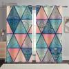 2pcs Boho Mandala Printed Window Curtains For Bedroom Living Room Rod Pocket Drapes For Bathroom Patio Door Windows Home Decor