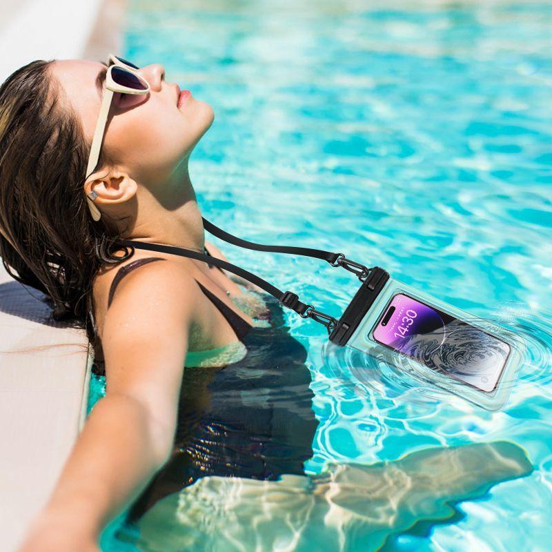 HAISSKY Classic Sponge Floating Waterproof Phone Bags For iPhone 17 Pro Max 17 Air 16E15 Plus Samsung Xiaomi Swim Drifting Pouch