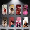 Чехол для телефона Singer B-Bruno M-Mars для Samsung S25, S24, S21, S22, S23, S30, Ultra, S20, Plus, Fe, Note, 5G Черный