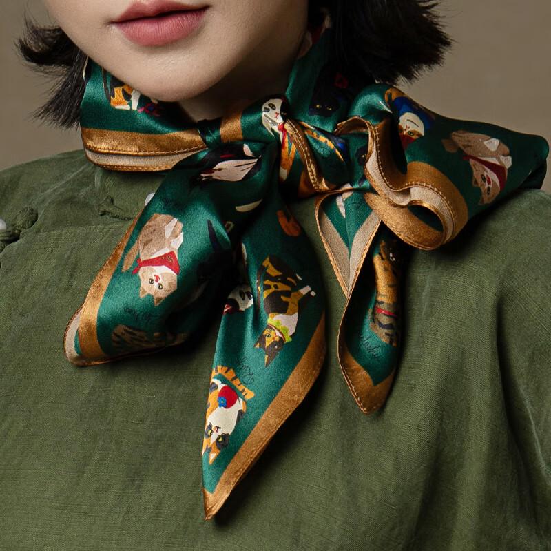 Подарочная коробка с шелковым шарфом из тутового шелка «Дворец Запретного города»