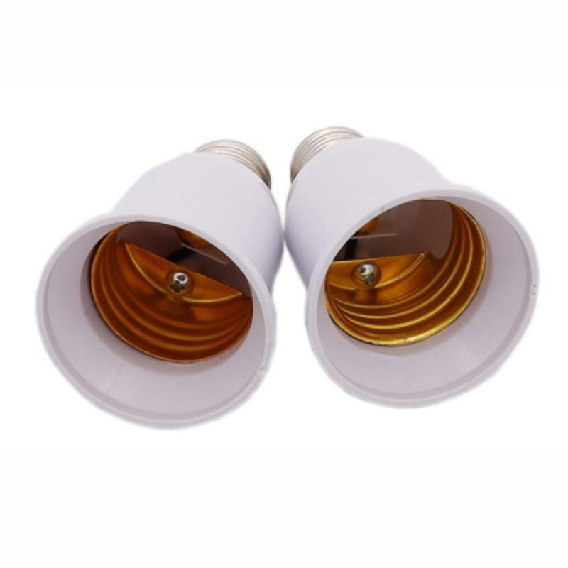 Socket E17 to E27 LED Halogen CFL Light Bulb Lamp Adapter