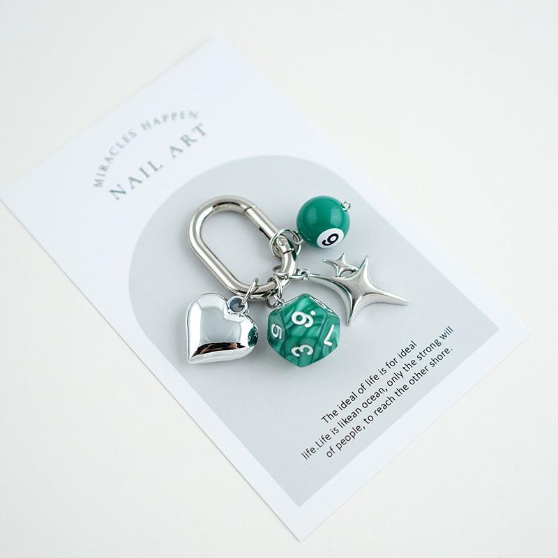 1 шт. Акриловый подвесной мешочек для украшений в форме кубика, подвеска-сито, брелок, подвеска, многогранный брелок для кубиков, маленькие подарки