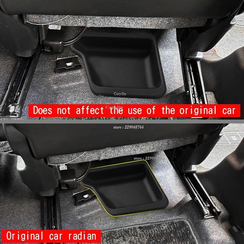 For Suzuki Spacia  MK54S MK94S 2024 2025 Driver's Seat Container Trim Side Under Storage Box Cover Interior Accessories