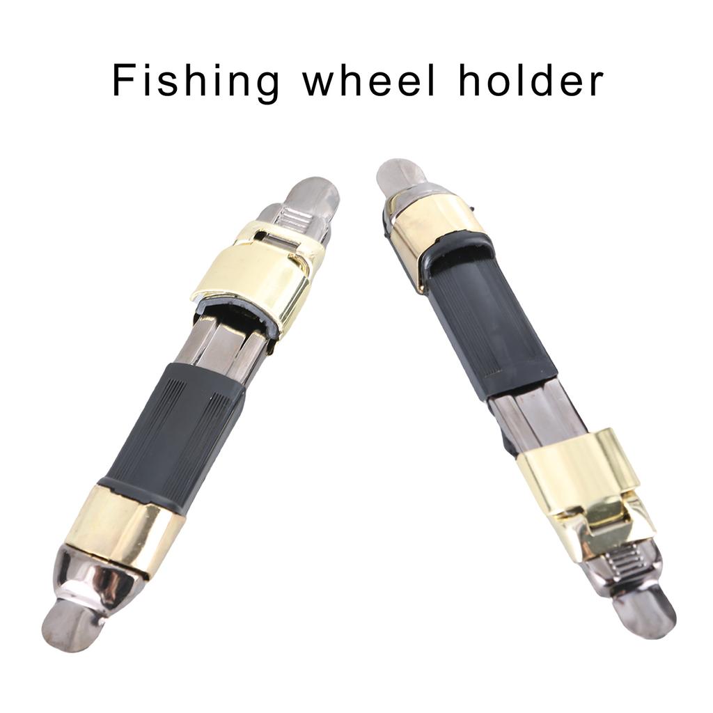2 шт./упак. держатель катушки для удочки из нержавеющей стали, держатель для катушки, зажим для удочки, держатель для катушки, принадлежности для рыбалки