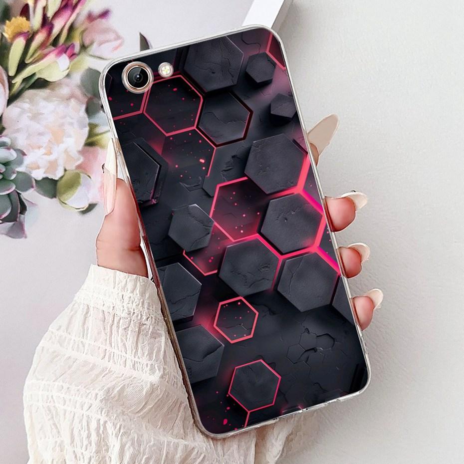 Новый дизайн чехла для телефона Vivo Y71 Y71i Y71A Прозрачная задняя крышка из ТПУ для Vivo 1724 1801 1801i Y71 Y 71i 4G Мягкие силиконовые чехлы