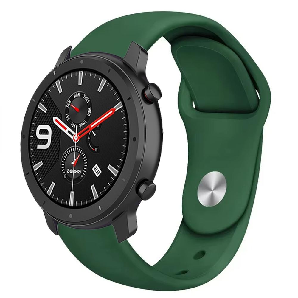 Силиконовый ремешок 22 мм 20 мм для Amazfit GTR 47 мм/Balance 2 1/Bip 6 5/GTR 3pro Спортивный браслет для Amazfit Active 2/GTS 4 mini 3 Ремешок