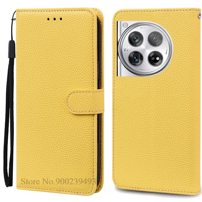 For Oneplus 12 Case Leather Wallet Flip Cover Phone Case For Oneplus 12 Coque Fundas For One Plus 12 Oneplus12 Phone Case Fundas