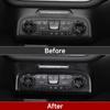 Car Carbon Fiber Center Console AC Switch Panel Sticker Decal Trim Cover Interior Decoration For Ford Bronco Sport    2024 2025 Accessories