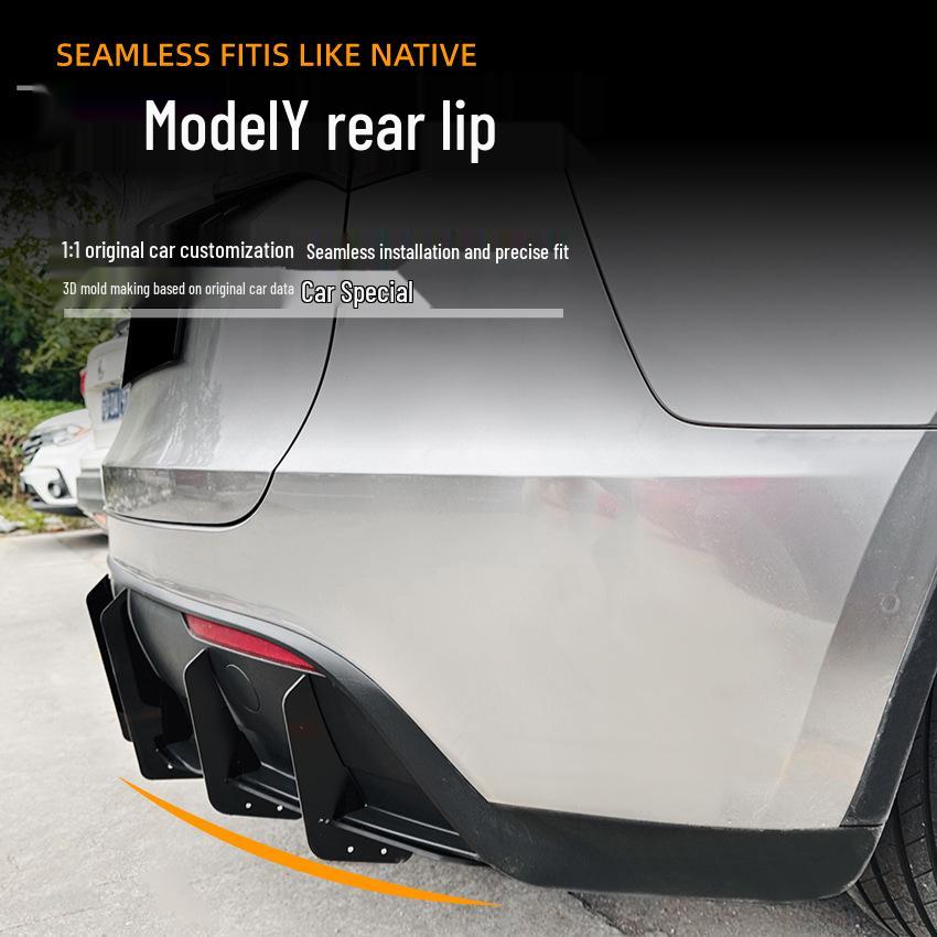 Наклейка-спойлер на заднюю губу Tesla Model Y 2019+