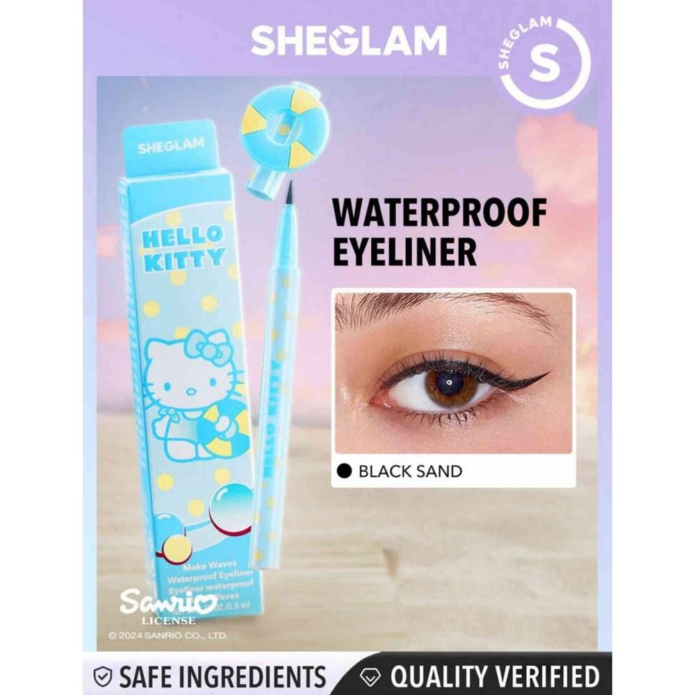 Набор косметики из коллекции She Glam Hello Kitty, тени для век, блеск для губ, спрей для тела, подводка для глаз, 1 набор