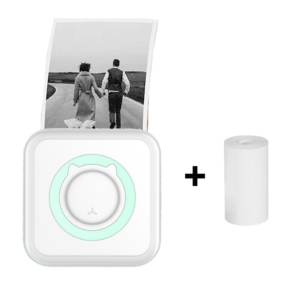 2024 Lable Sticker Printer 57mm Mini Portable Thermal Printer Paper Photo Pocket Thermal Printer Printing Wireless BT Connect
