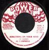 7inch Record AL CAMPBELL - Something On Your Mind NONE Power House 1987 Jamaica Reggae, Ska & Dub Used