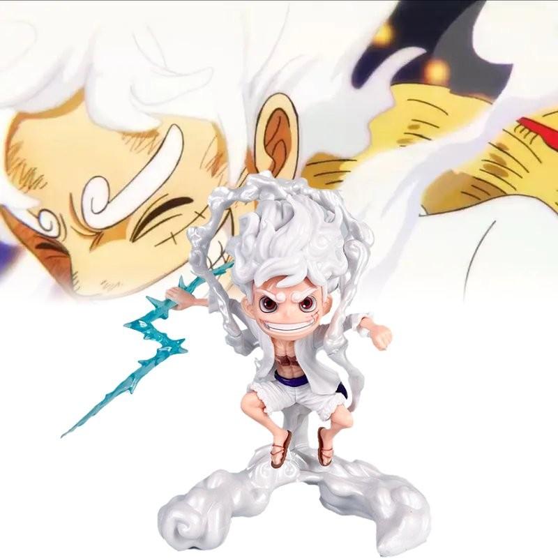 Яркая аниме-фигурка СД Ника Луффи Пятая передача Пробуждение Модель Дисплей