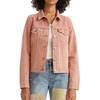 Джинсовая куртка Levis однотонная женская розовая 29945-0139