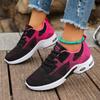 Fashion Women's Shoes 2024 New Lace Up Women's Vulcanize Shoes Autumn Mixed Colors Breathable Mesh Flat Casual Comfortable Walking Shoes