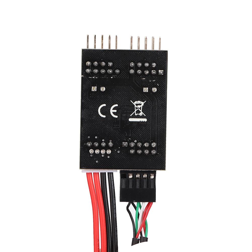 Разъем USB 2.0 с 1 разъемом «папа» на 2 порта «папа», 9-контактный на двойной 9-контактный удлинительный концентратор с кабелем питания SATA