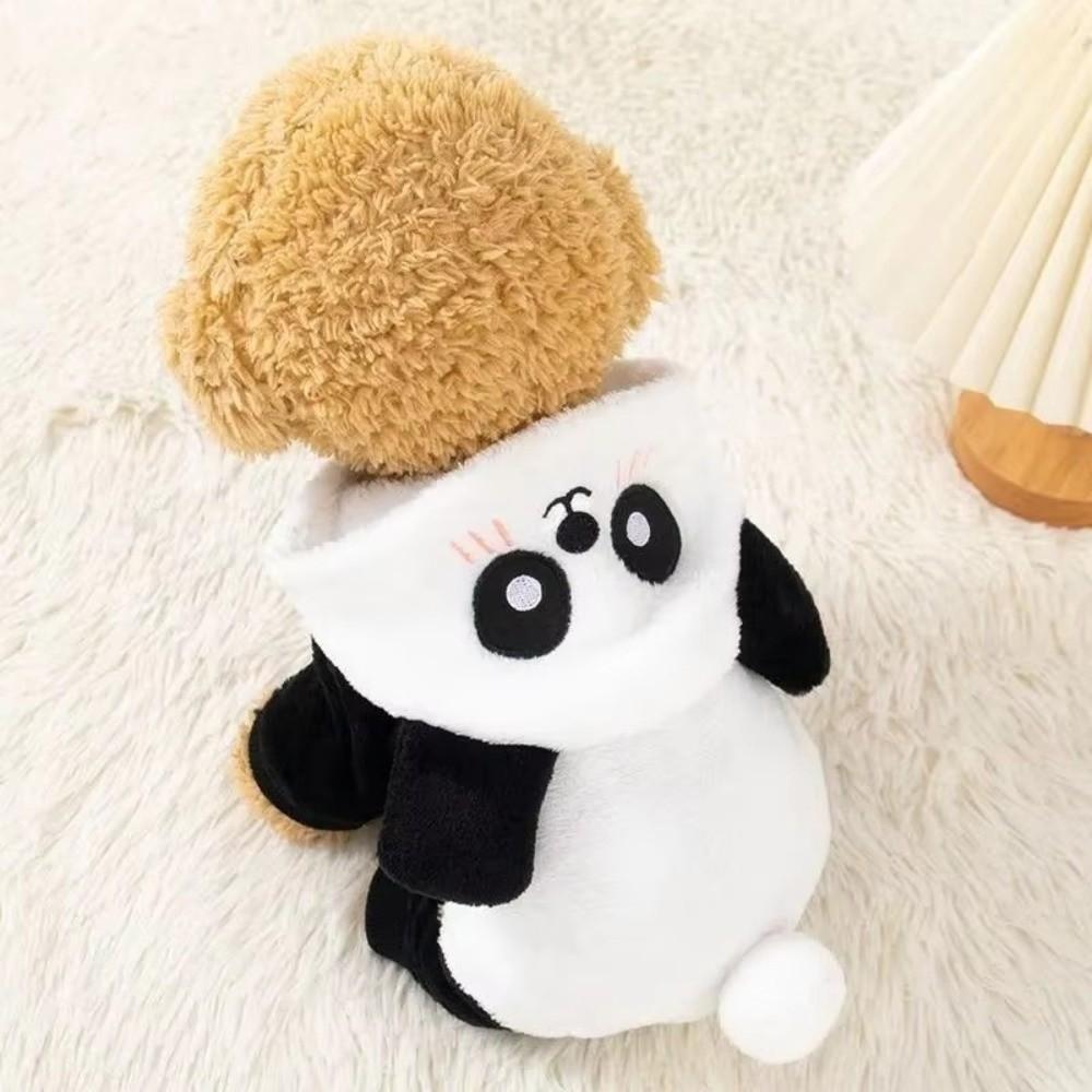 Anti Shedding Panda Dog Costume Costume Design Warm Dog Clothing Thicken Dog Apparel Outdoor Walk