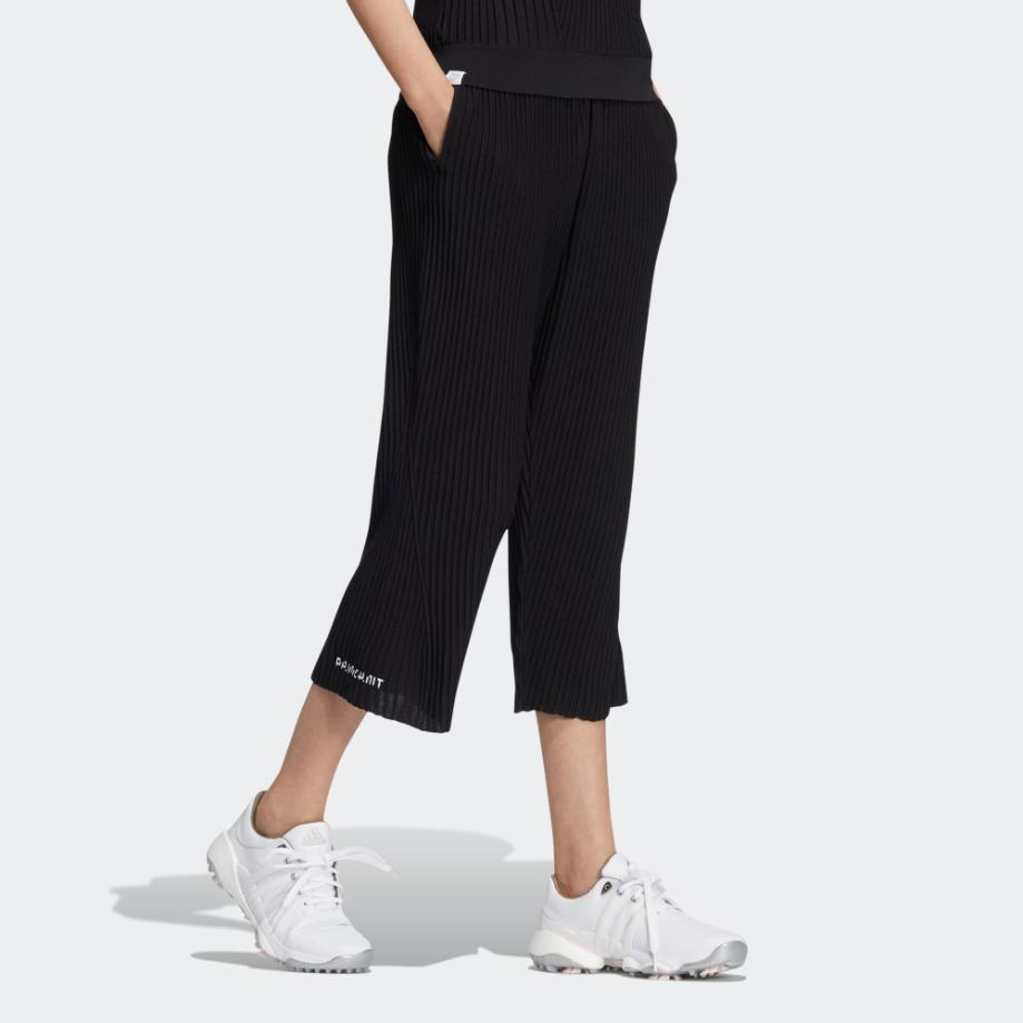 adidas Однотонные прямые повседневные брюки с эластичной резинкой на талии, женские брюки черного цвета HB3532