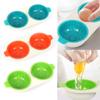 Draining Egg Boiler Double Cup Egg Steamer with Lid Kitchen Cooking Mold Egg Cooker Boiled Poached Egg Mold for Microwave Ovens