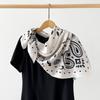 90cm Women Head Scarf Printed Silk Scarves Fashion Female Shawl Wrap  Summer Accessories