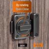 Rongyu 90-Degree Rotating Door Latch