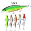 5PCS Mino Bait 14cm/23g Long Throw Sea Fishing Simulation Hard Bait Fake Bait