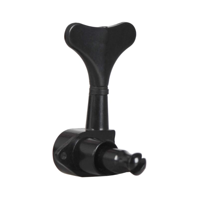 4 шт. Черные колки для бас-гитары, Replacement Bass Machine Head Knobs, герметичные колки, Replacement Bass Tuner, долговечные