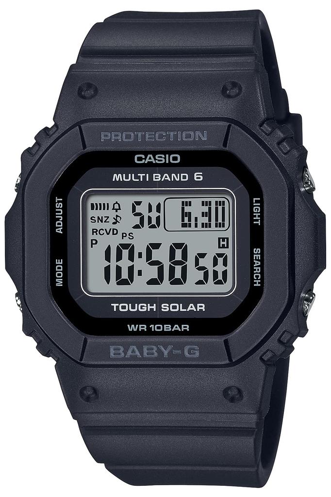 Женские радиоуправляемые солнечные часы Casio Baby-G BGD -5650-1JF / -5650-2JF Черные / Синие [Официальный японский продукт]